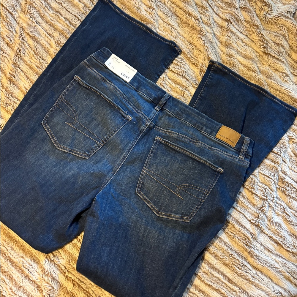 American Eagle Curvy Kick Boot Jeans